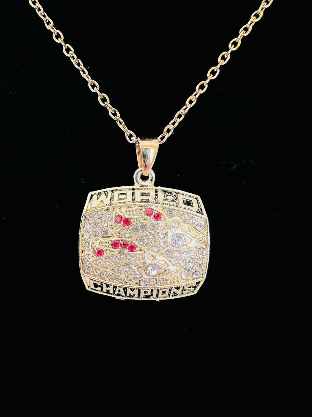 1998 Denver Broncos Super Bowl Pendant - EB Sports Championship Rings