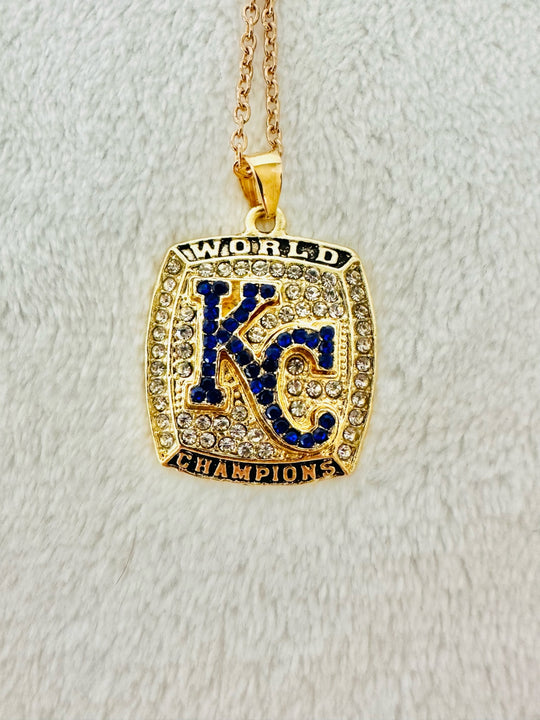 2015 Kansas City Royals World Series Pendant - EB Sports Championship Rings