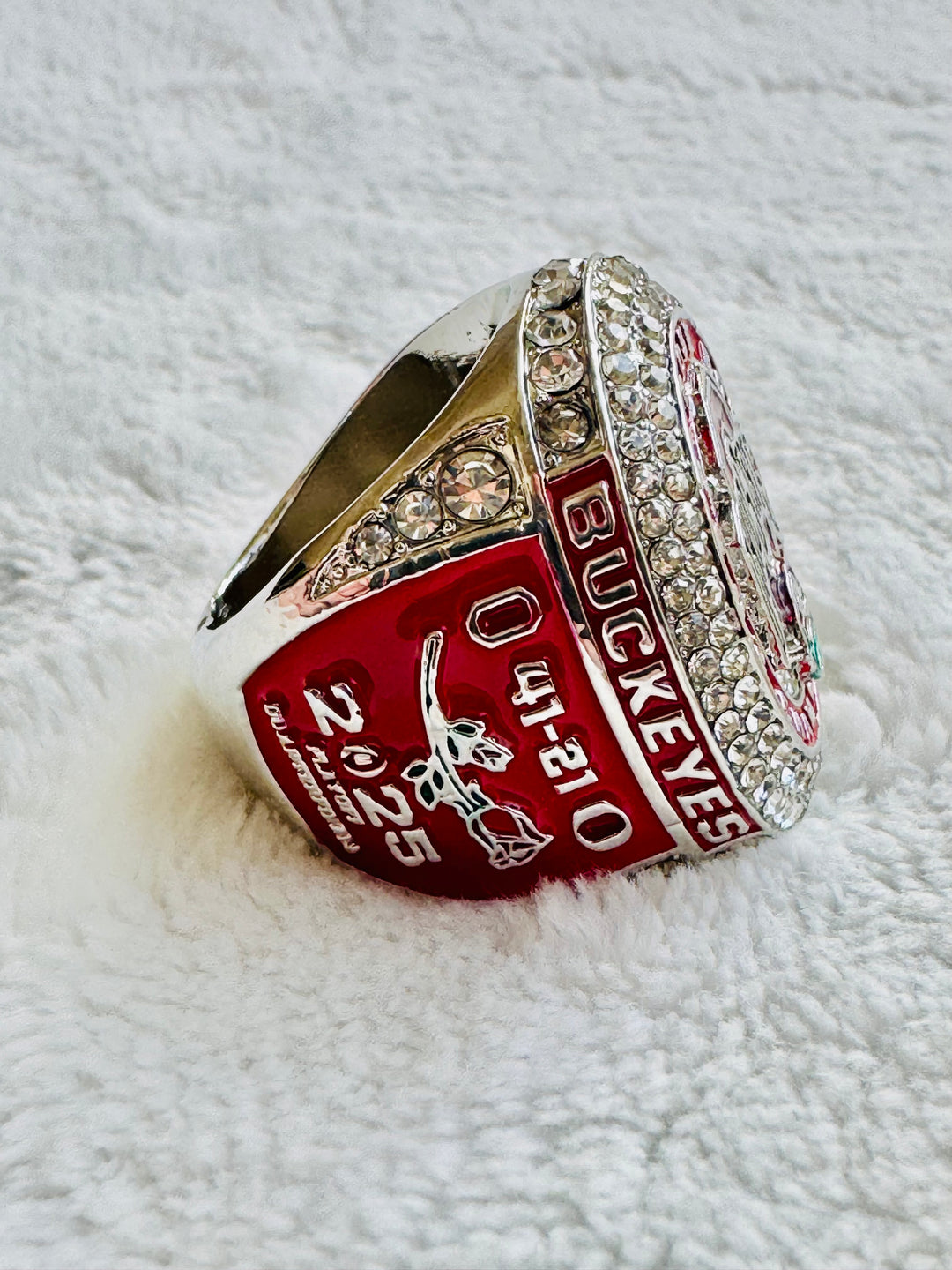 2024 Ohio State Rose Bowl Championship Ring with wooden box, US SHIP - EB Sports Championship Rings