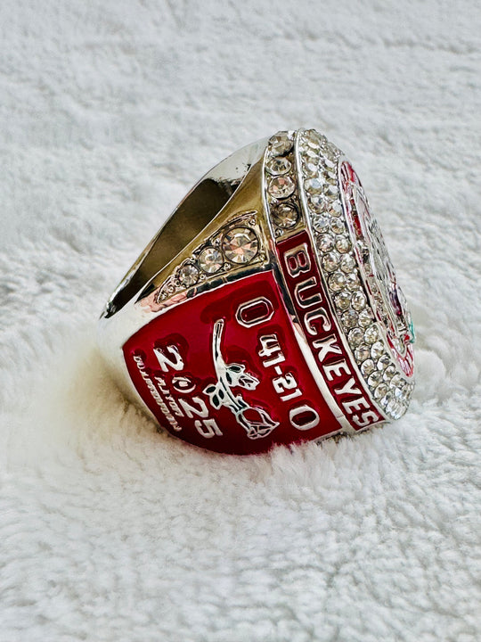 2024 Ohio State Rose Bowl Championship Ring with wooden box, US SHIP - EB Sports Championship Rings