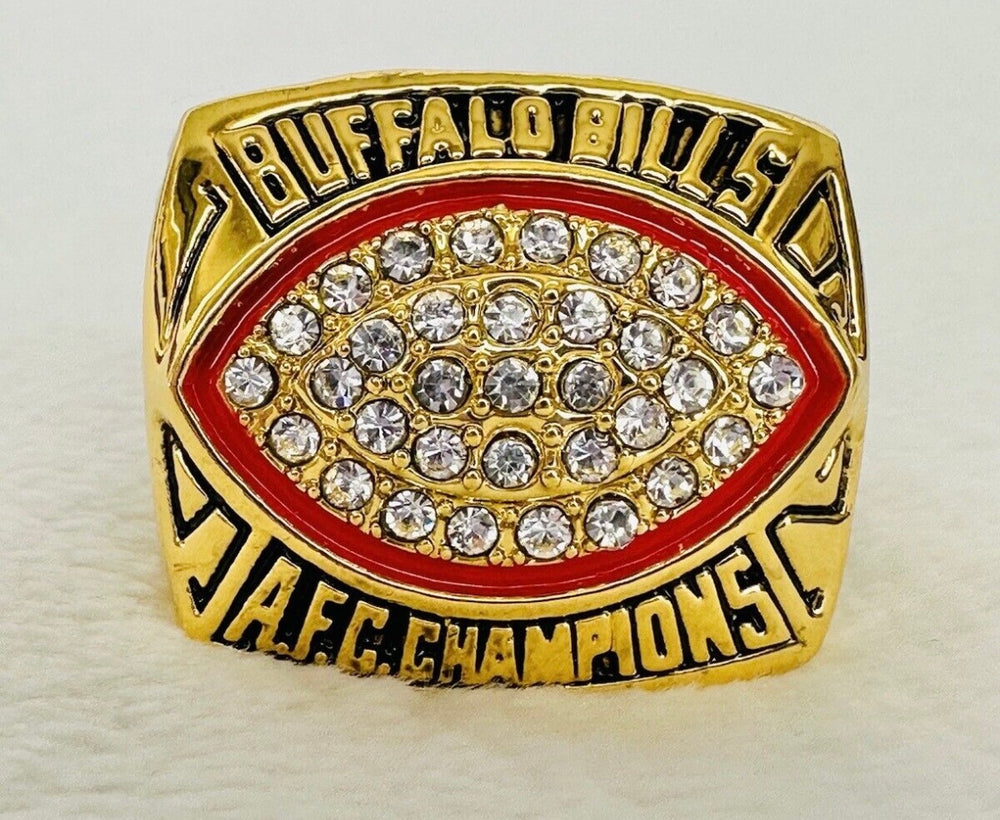 1992 Buffalo Bills AFC Championship Ring, US Ship - EB Sports Championship Rings