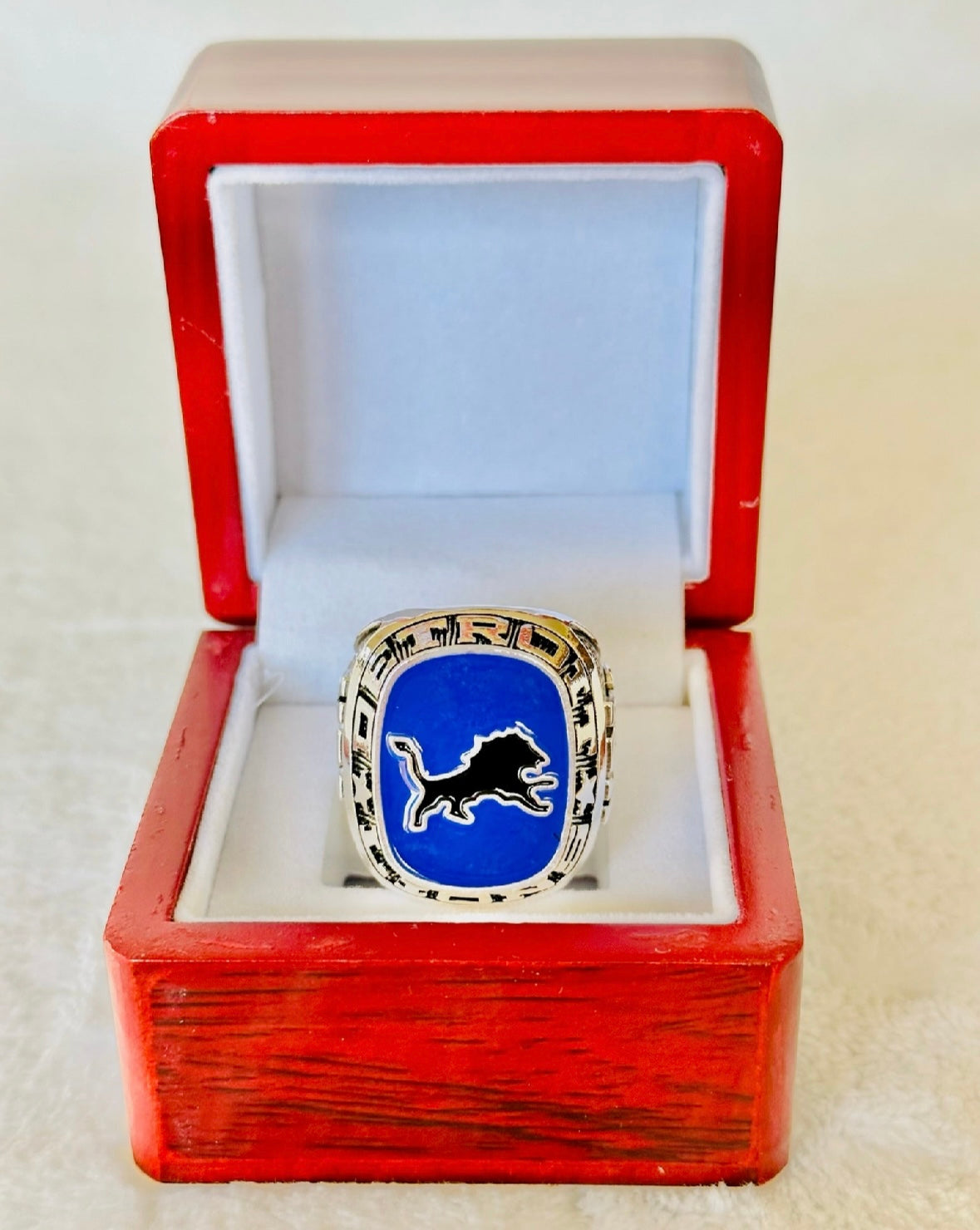 Detroit Lions Team Ring W box, US SHIP - EB Sports Championship Rings
