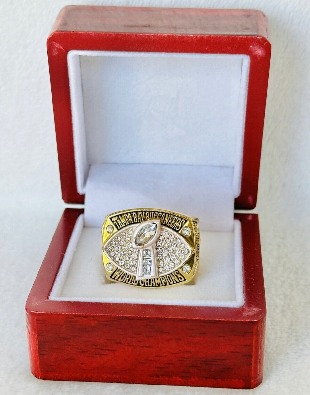 2002 Tampa Bay Buccaneers Super Bowl Ring W box, US SHIP - EB Sports Championship Rings