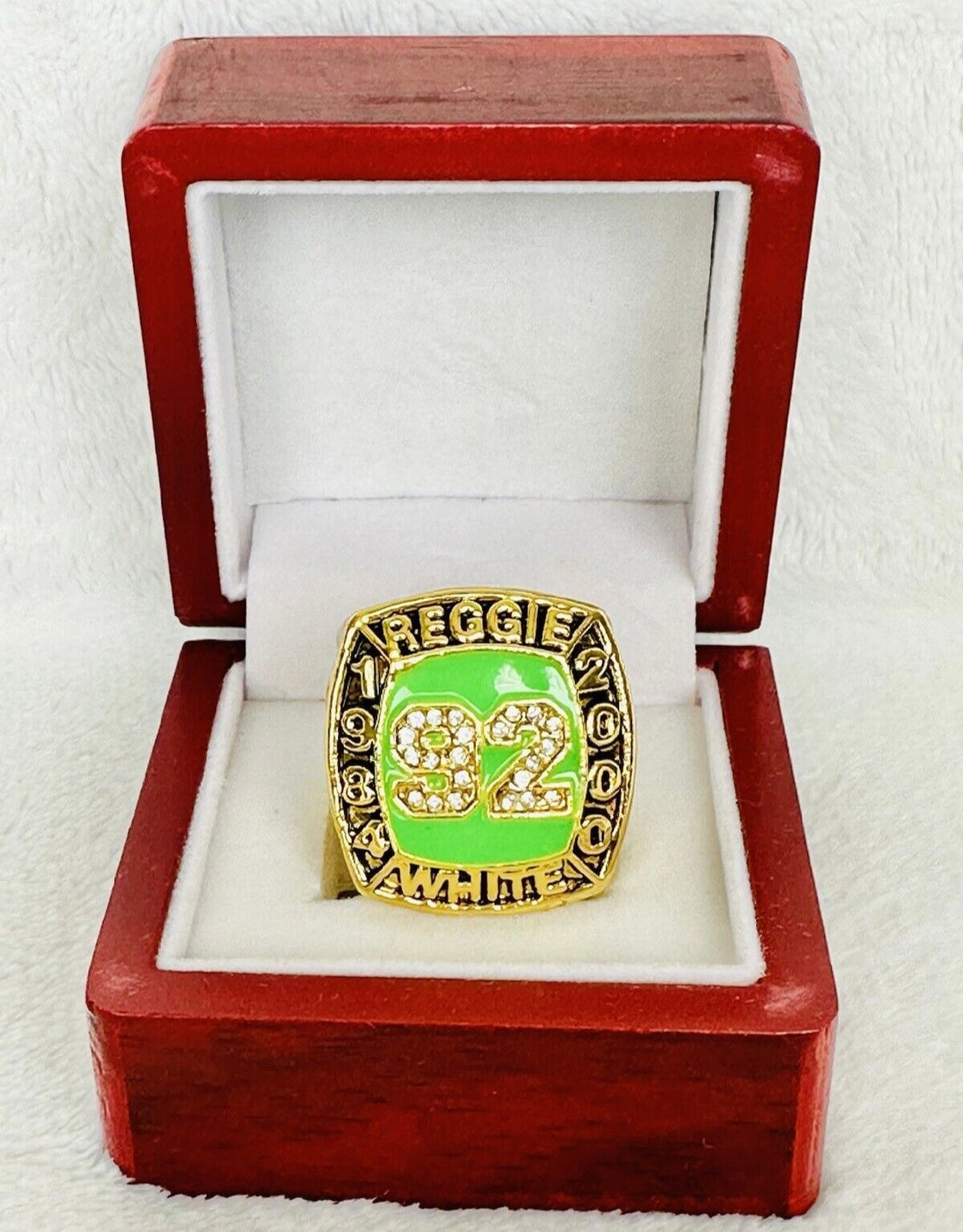Philadelphia Eagles Reggie White HOF Ring with box, USA Seller