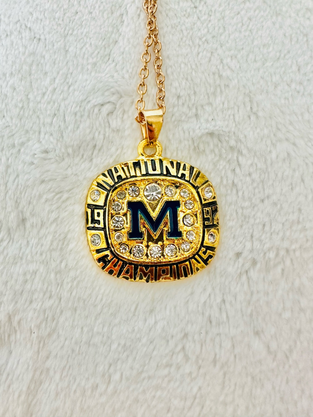 1997 Michigan Wolverines National Championship Pendant - EB Sports Championship Rings
