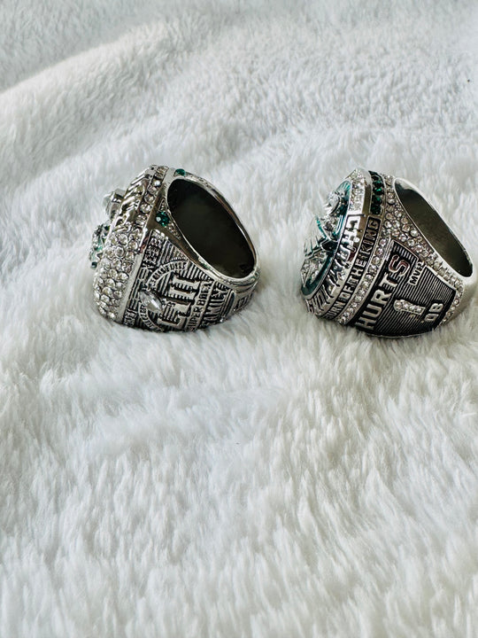 Limited Edition Philadelphia Eagles Super Bowl 2017/2024 Replica Ring Set - EB Sports Championship Rings