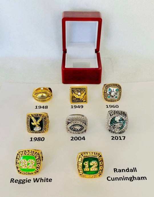 Philadelphia Eagles Championship Ring with box, PICK YOUR RING