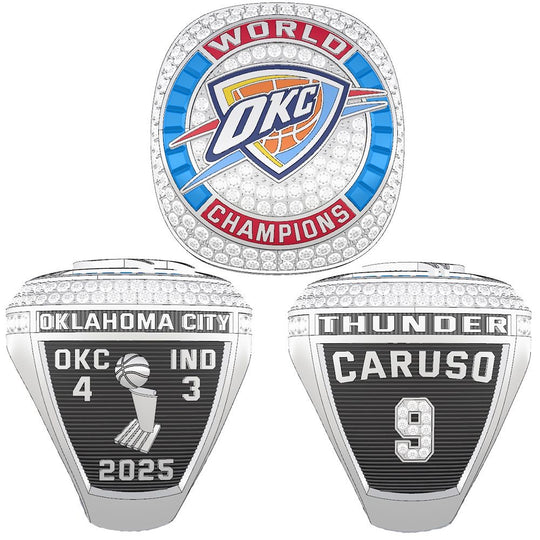 Oklahoma City Thunder 2025 championship ring, Caruso, US SHIP - EB Sports Championship Rings