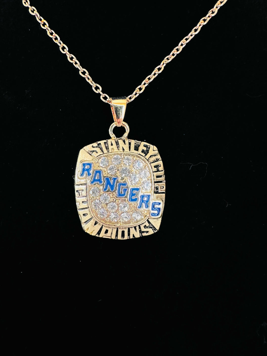 1994 New York Rangers Stanley Cup Championship Pendant - EB Sports Championship Rings
