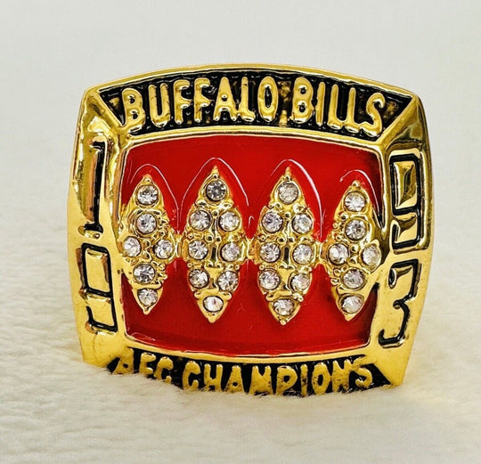 1993 Buffalo Bills AFC Championship Ring, US Ship - EB Sports Championship Rings