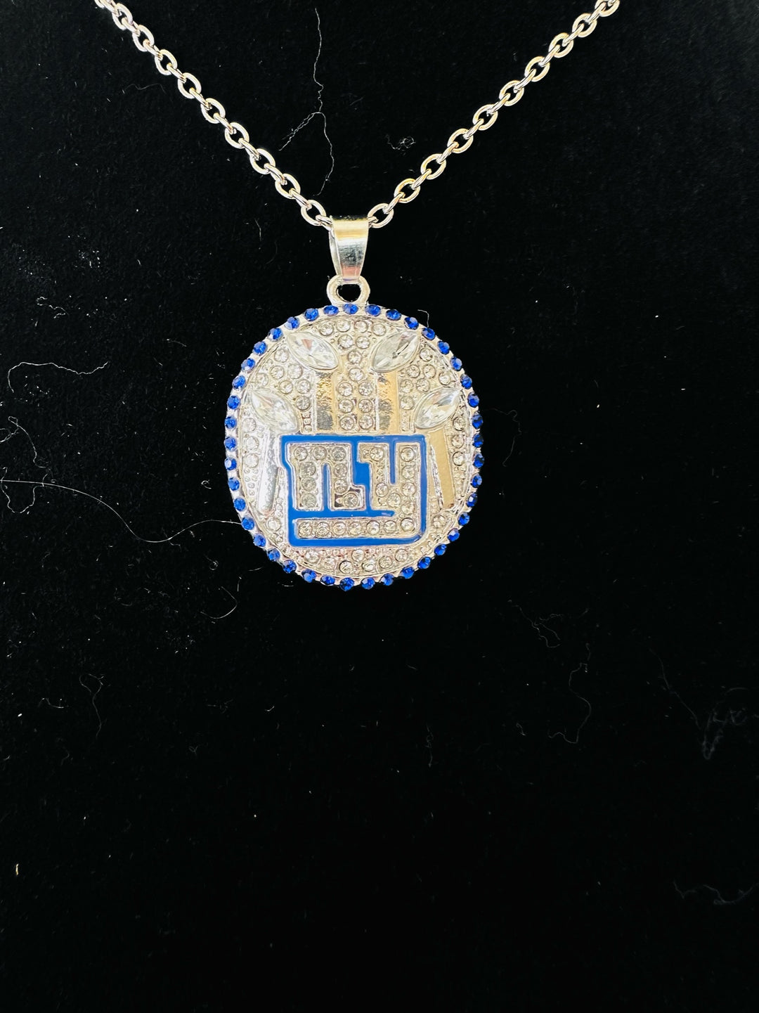 2011 New York Giants Super Bowl Pendant - EB Sports Championship Rings