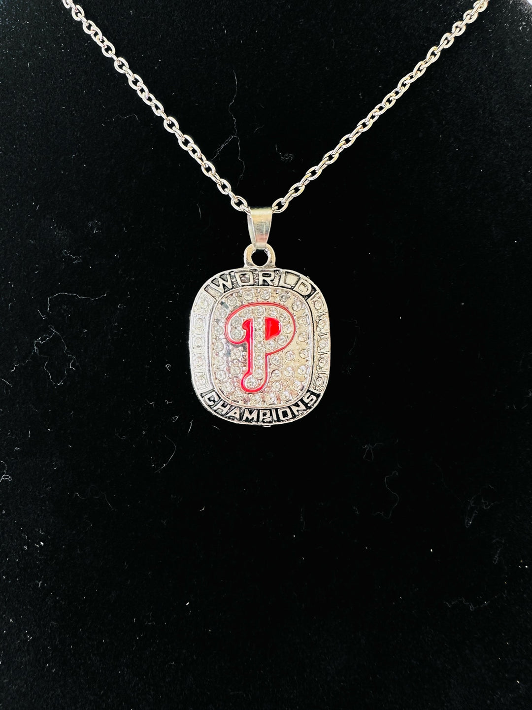 2008 Philadelphia Phillies World Series Championship Pendant - EB Sports Championship Rings