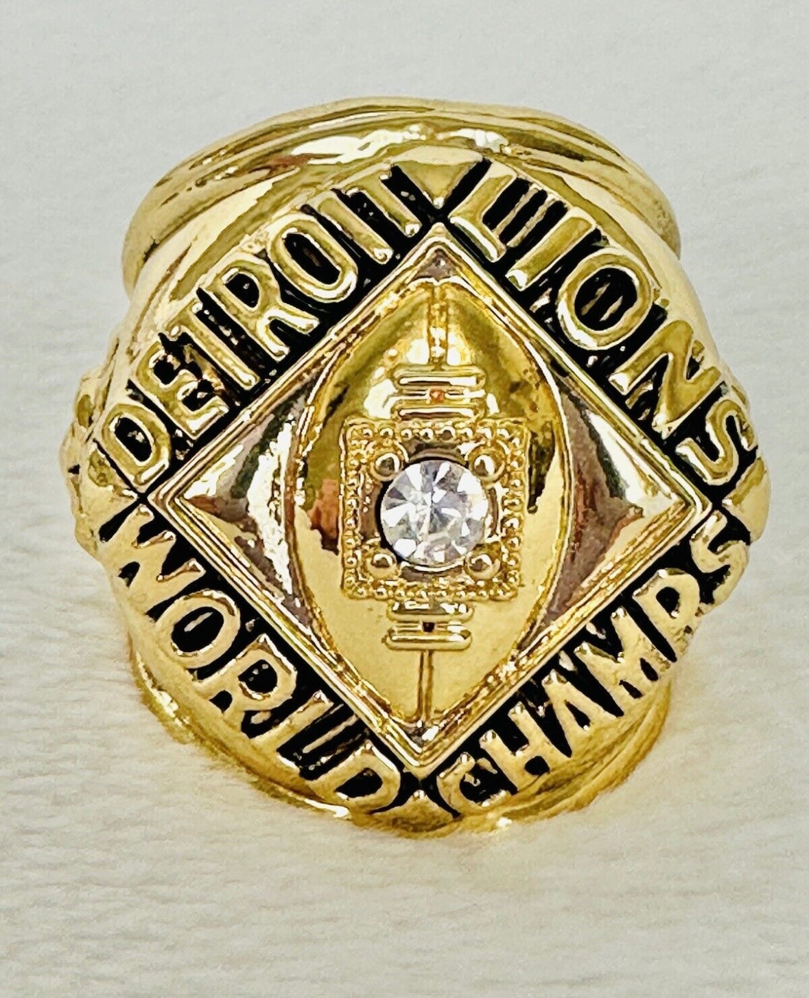 1957 Detroit Lions World Championship Ring, Team Issued - EB Sports Championship Rings