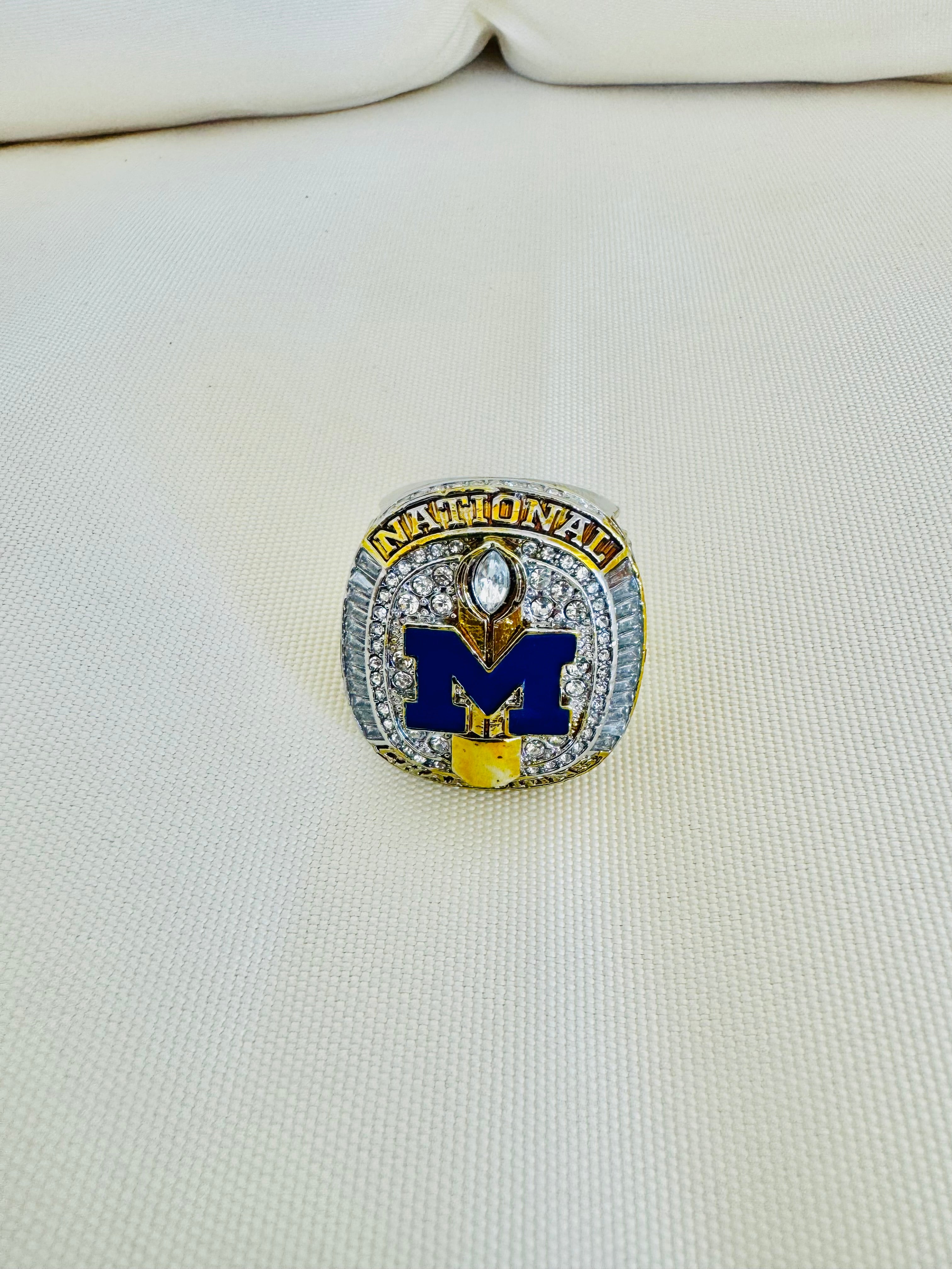 2024 Michigan Wolverines National Championship Ring 24k, US SHIP - EB Sports Championship Rings