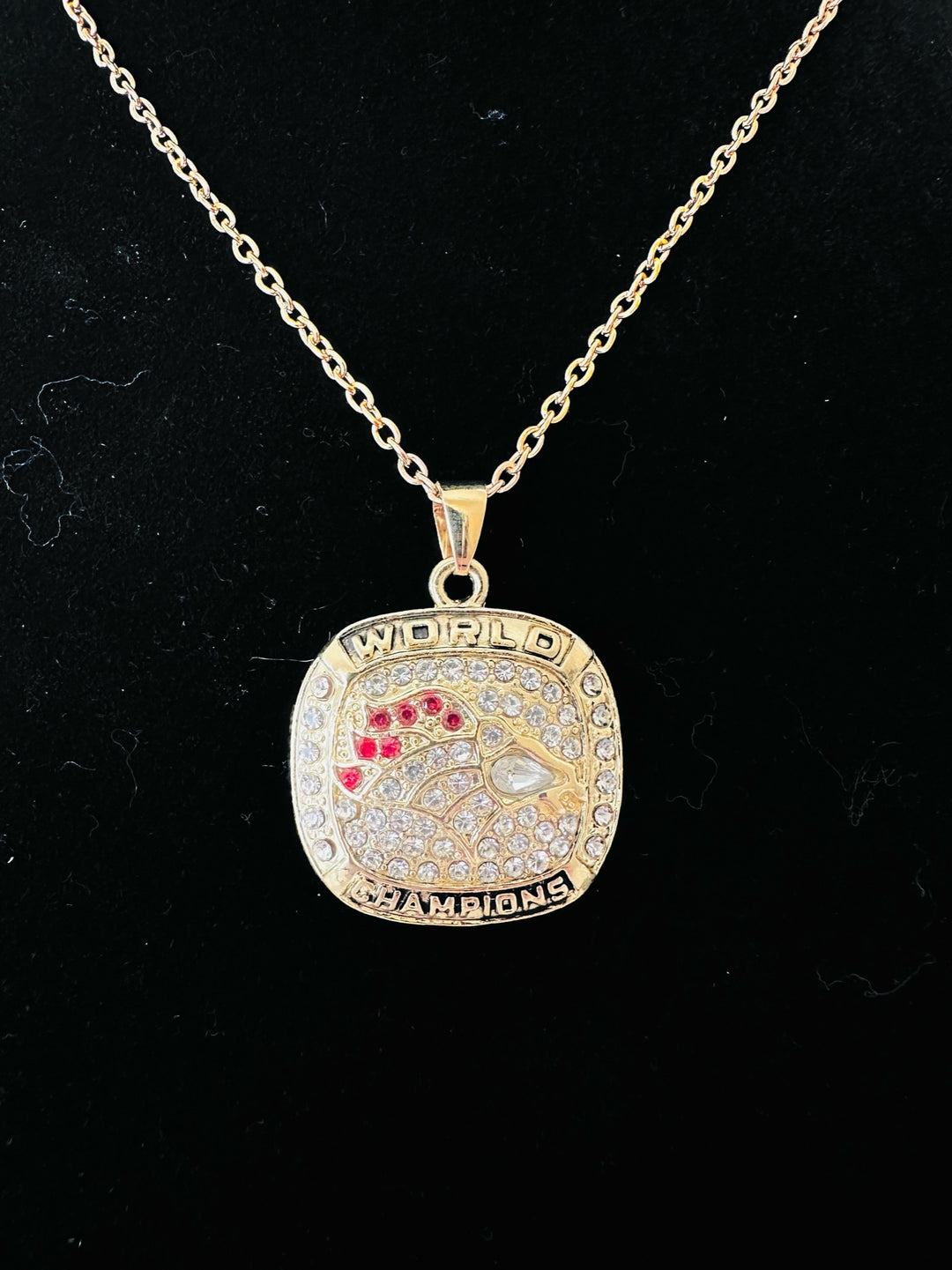 1997 Denver Broncos Super Bowl Pendant - EB Sports Championship Rings