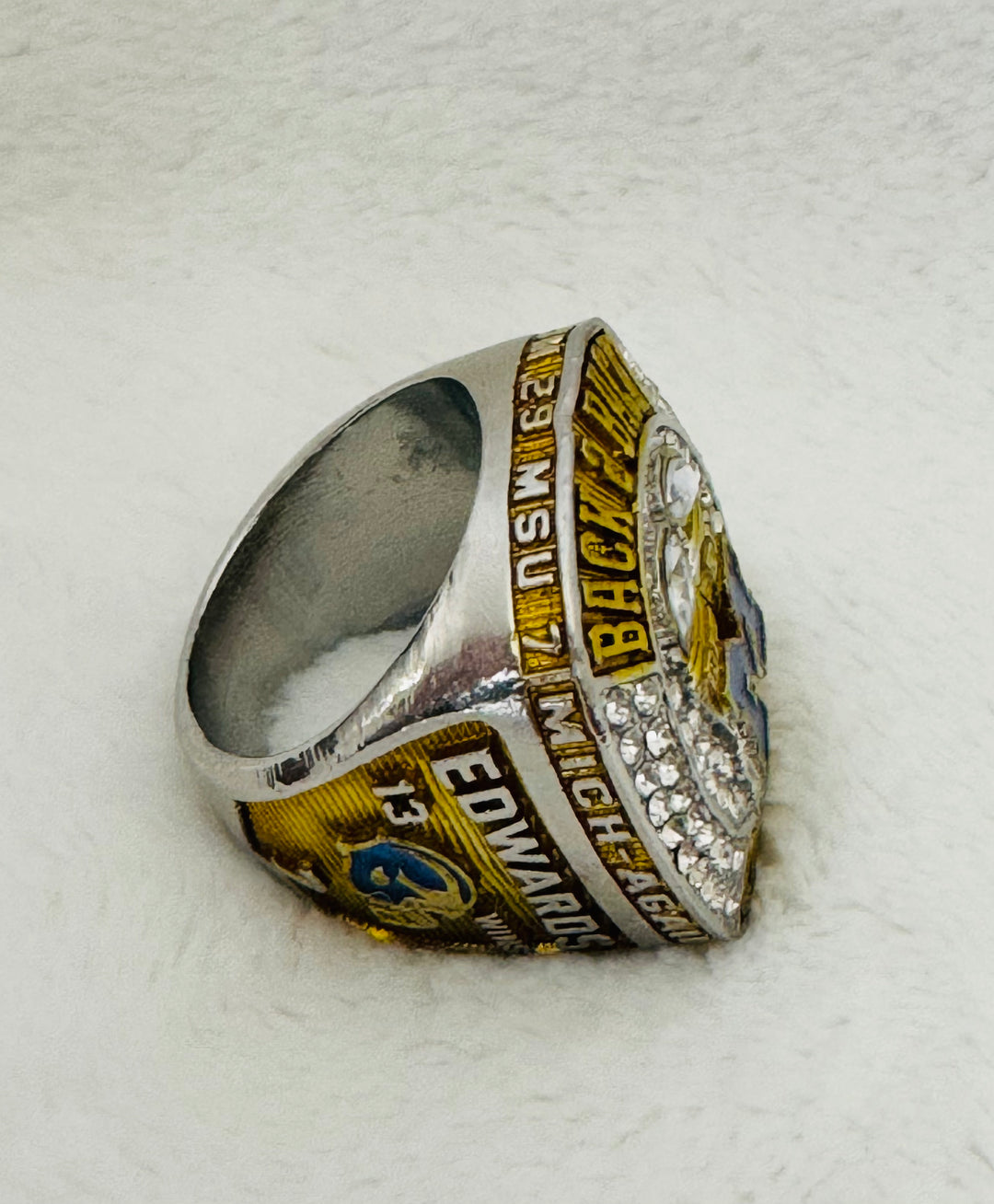 2022 Michigan Wolverines Replica Big Ten Championship Ring 24k, With Box - EB Sports Championship Rings