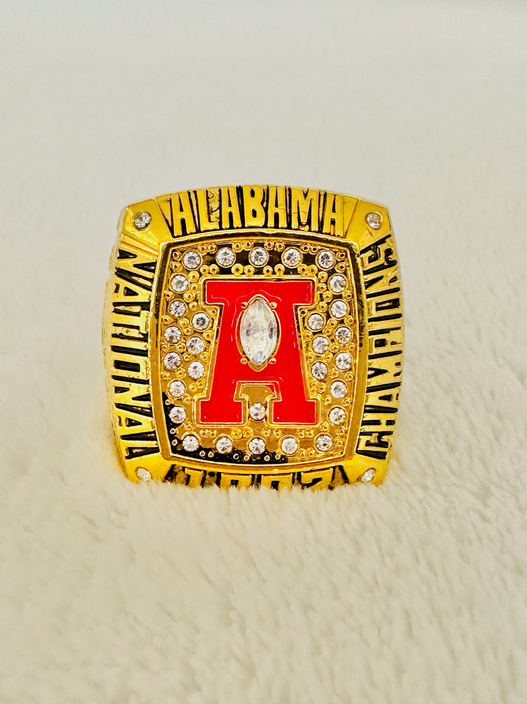 1992 Alabama Crimson Tide Championship Ring With Box - EB Sports Champion's Cache