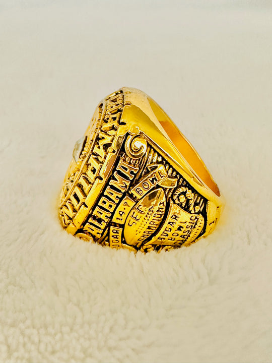 1978 Alabama Crimson Tide Championship Ring With Box - EB Sports Champion's Cache