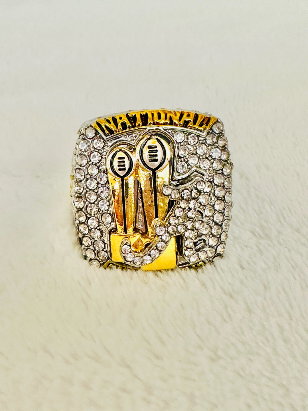 2017 Alabama Crimson Tide Championship Ring With Box - EB Sports Champion's Cache