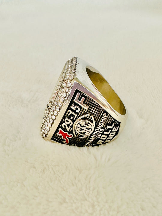 2015 Alabama Crimson Tide Championship Ring With Box - EB Sports Champion's Cache