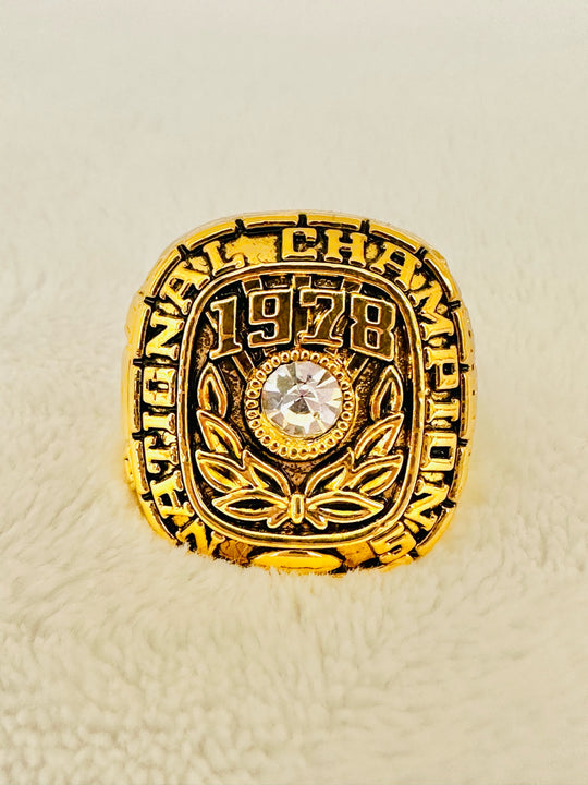 1978 Alabama Crimson Tide Championship Ring With Box - EB Sports Champion's Cache