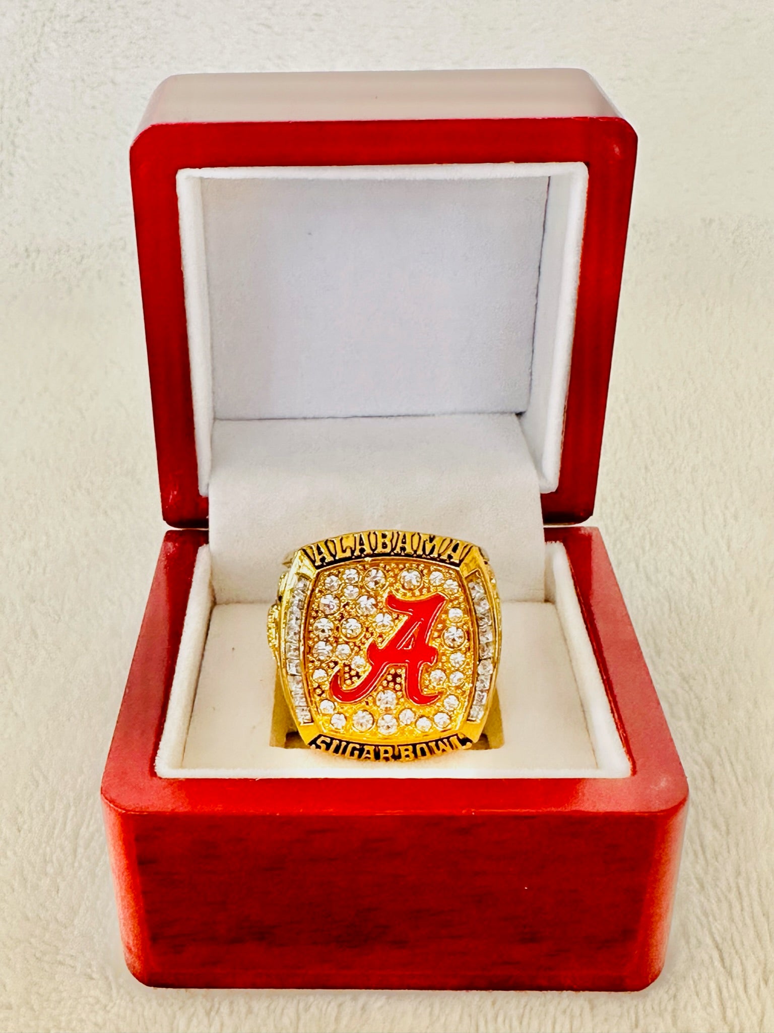 2004 Alabama Crimson Tide Championship Ring With Box - EB Sports Champion's Cache