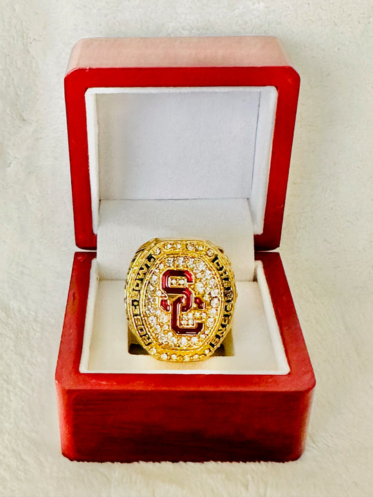 2017 USC Trojans Championship Ring With Box - EB Sports Champion's Cache
