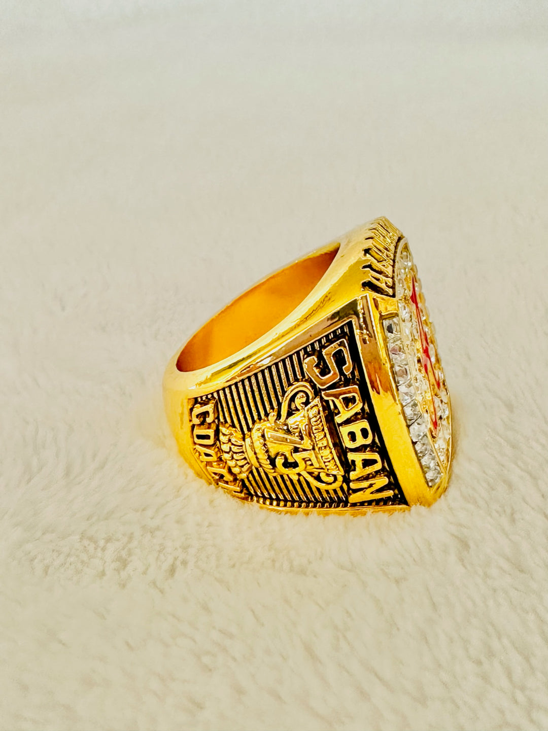 2004 Alabama Crimson Tide Championship Ring With Box - EB Sports Champion's Cache