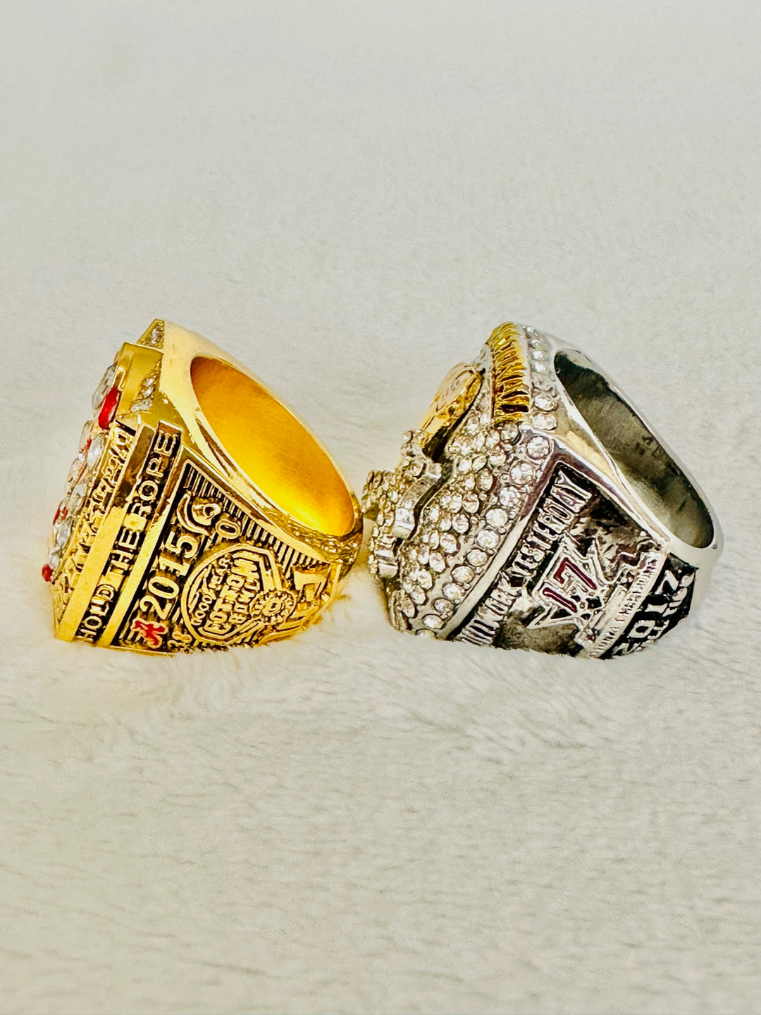 2 PCS Alabama Crimson Tide Championship Ring Set - EB Sports Champion's Cache