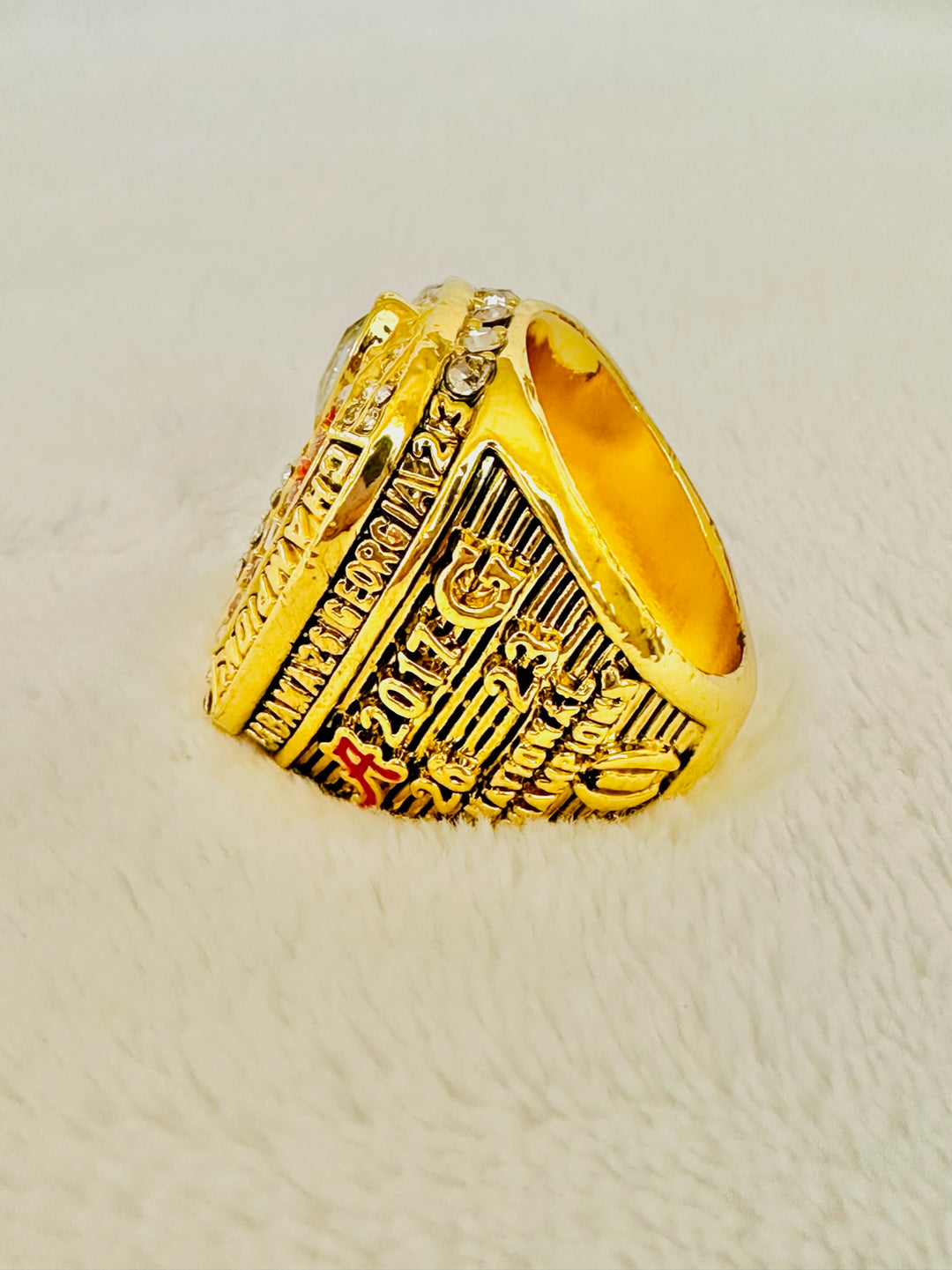 2017 Alabama Crimson Tide Championship Ring With Box - EB Sports Champion's Cache