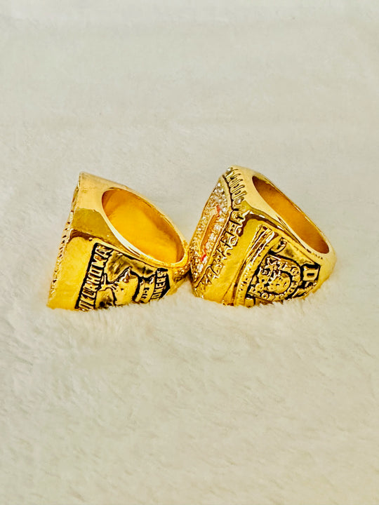 2 PCS Oklahoma Sooners Championship Ring Set - EB Sports Champion's Cache