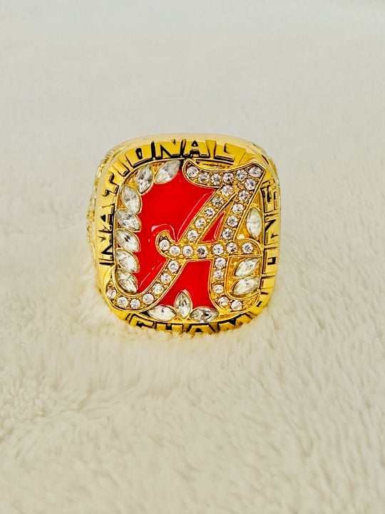 2009 Alabama Crimson Tide Championship Ring With Box - EB Sports Champion's Cache