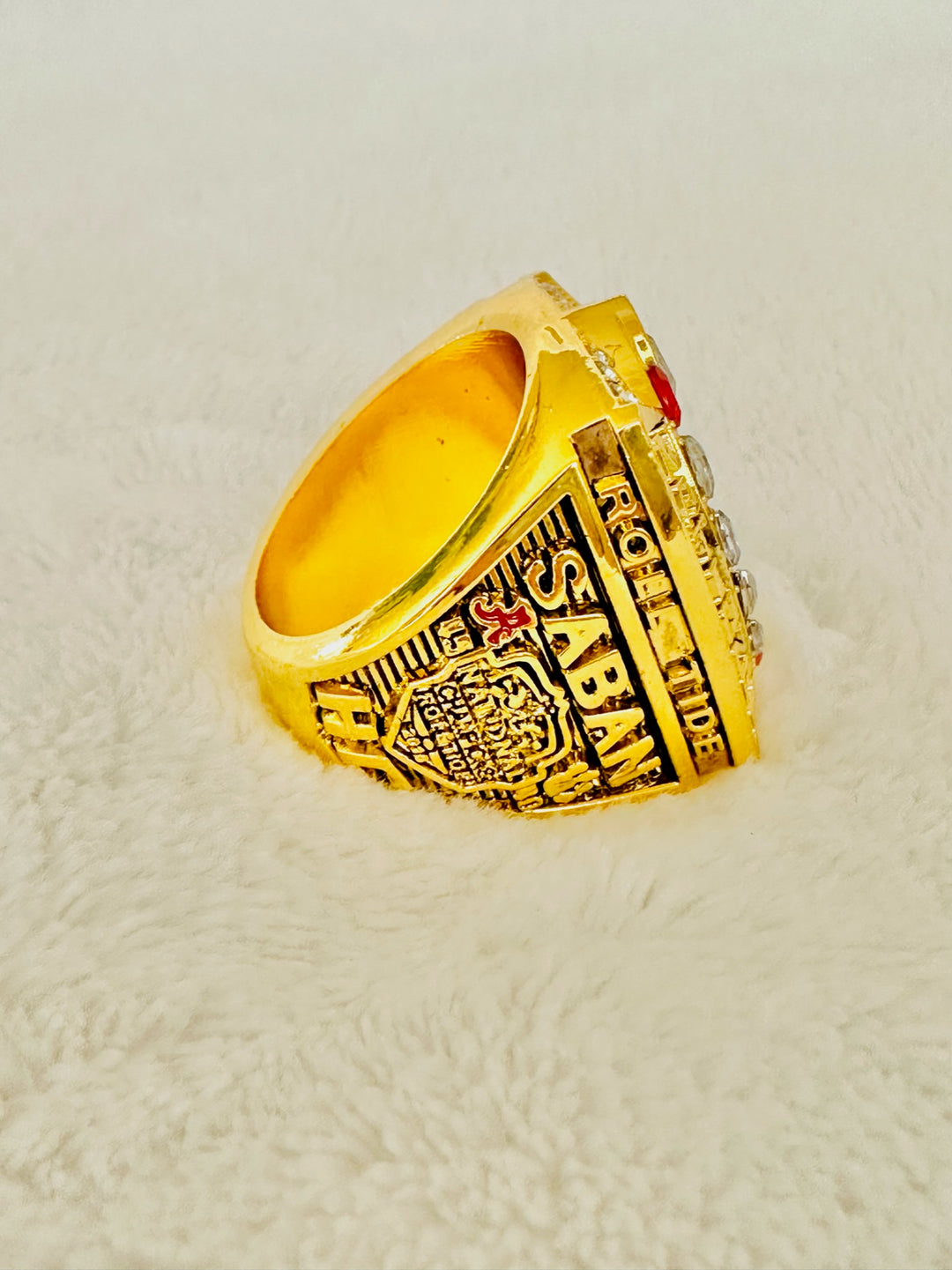 2015 Alabama Crimson Tide Championship Ring With Box - EB Sports Champion's Cache