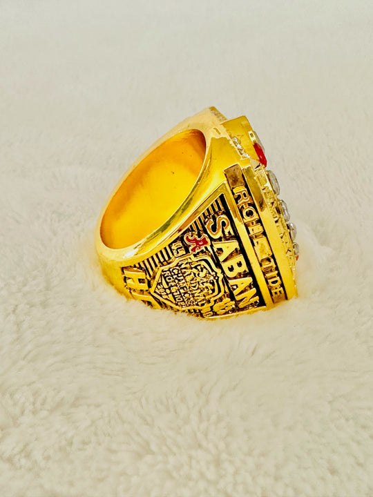 2015 Alabama Crimson Tide Championship Ring With Box - EB Sports Champion's Cache