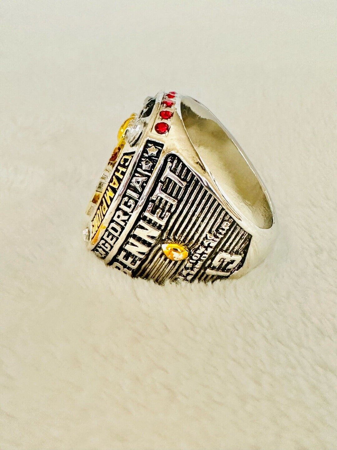 2022 Georgia Bulldogs National Championship Ring, 24K, US SHIP - EB Sports Champion's Cache