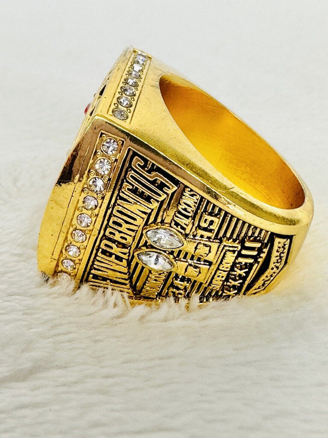 1998 Denver Broncos Championship Ring W Box, Elway, US SHIP - EB Sports Champion's Cache