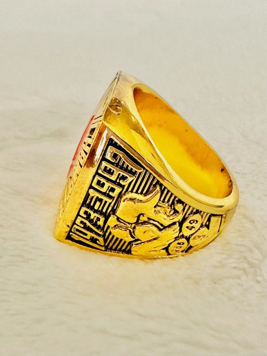 1997 Nebraska Cornhuskers 18k GP Brass Championship Ring, US SHIP - EB Sports Champion's Cache