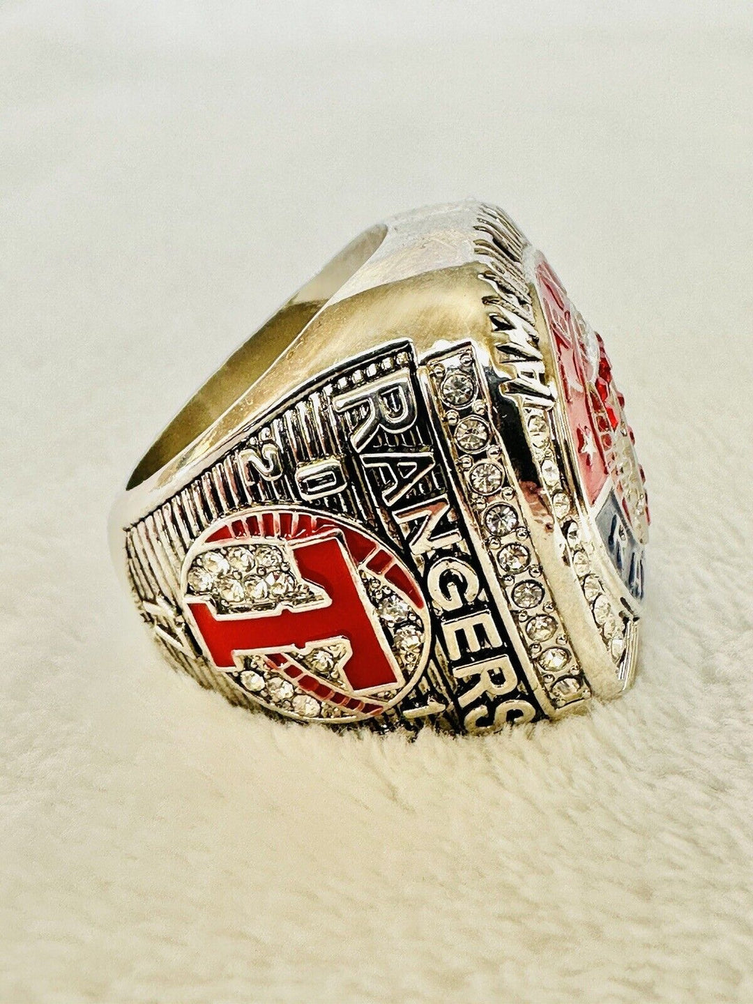 2011 TEXAS RANGERS American League Championship RING W Box,  SHIP - EB Sports Champion's Cache
