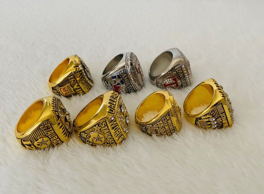 Dallas Ultimate Collection Championship Ring SET, US Ship Cowboys/Rangers - EB Sports Champion's Cache