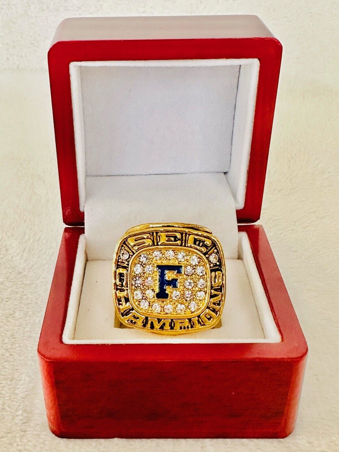 1995 Florida Gators SEC Championship Ring W Box, US SHIP - EB Sports Champion's Cache