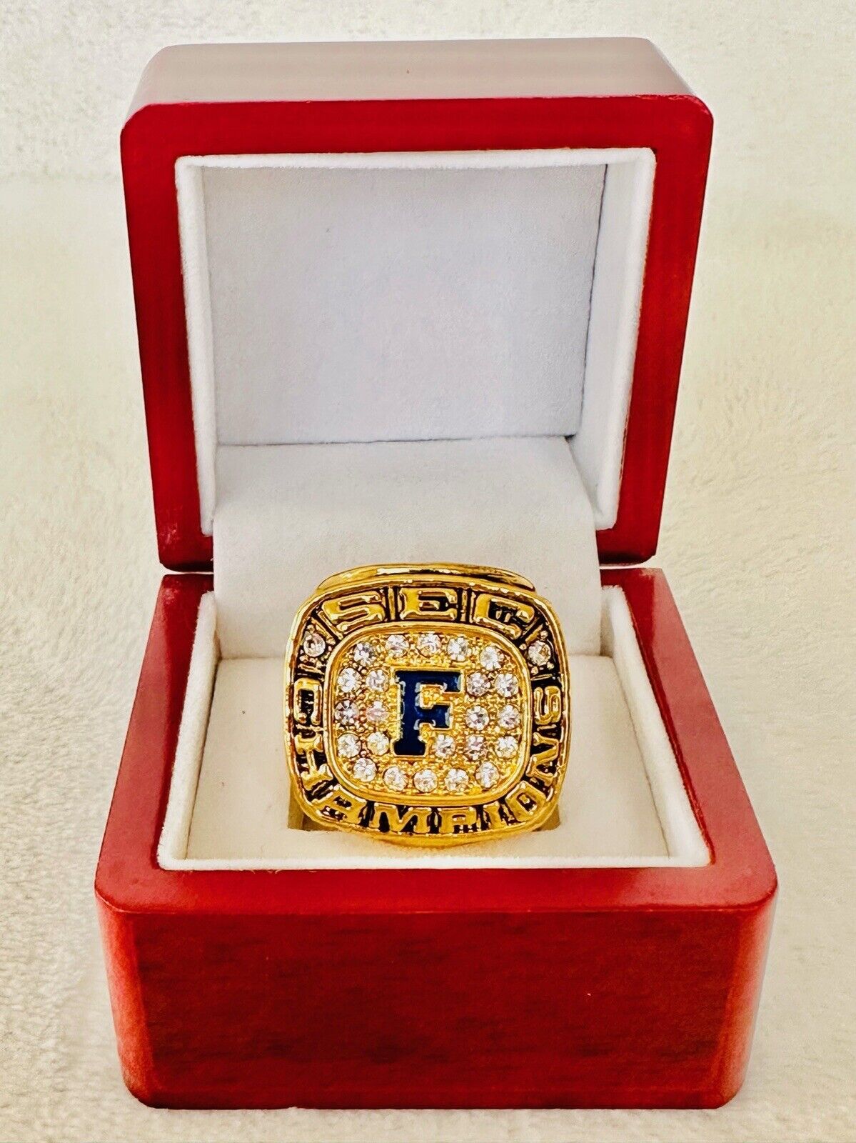 1995 Florida Gators SEC Championship Ring W Box, US SHIP - EB Sports Champion's Cache