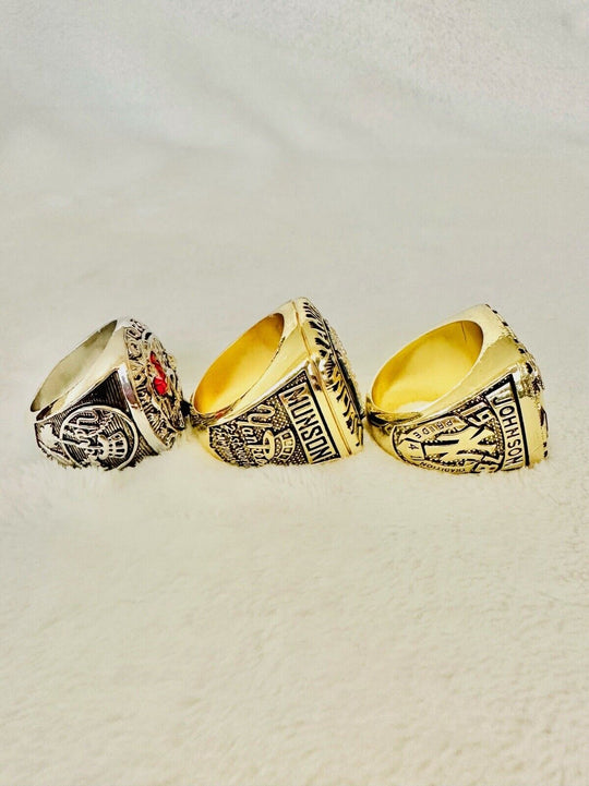 3 PCS NEW YORK Yankees World Series Champions Ring Set, US SHIP 1963/77/78 - EB Sports Champion's Cache
