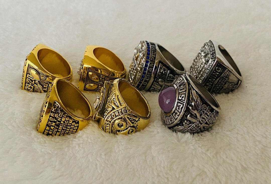 N Y Giants Ultimate Collection Championship Ring SET, US Ship NFL & MLB - EB Sports Champion's Cache