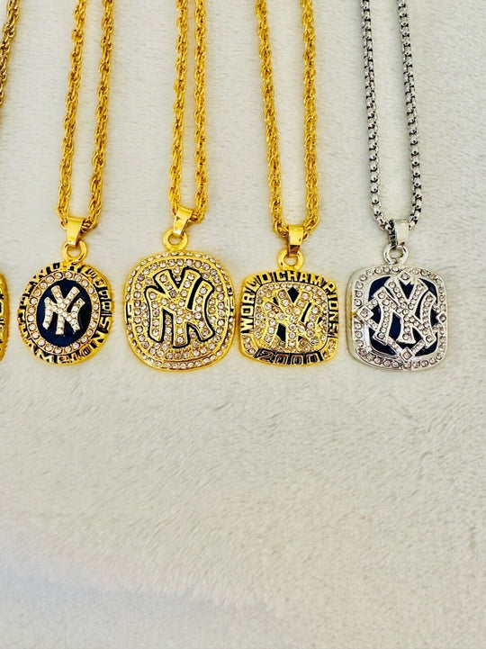 6 PCS NEW YORK Yankees World Series Championship Pendant Necklace,  SHIP - EB Sports Champion's Cache
