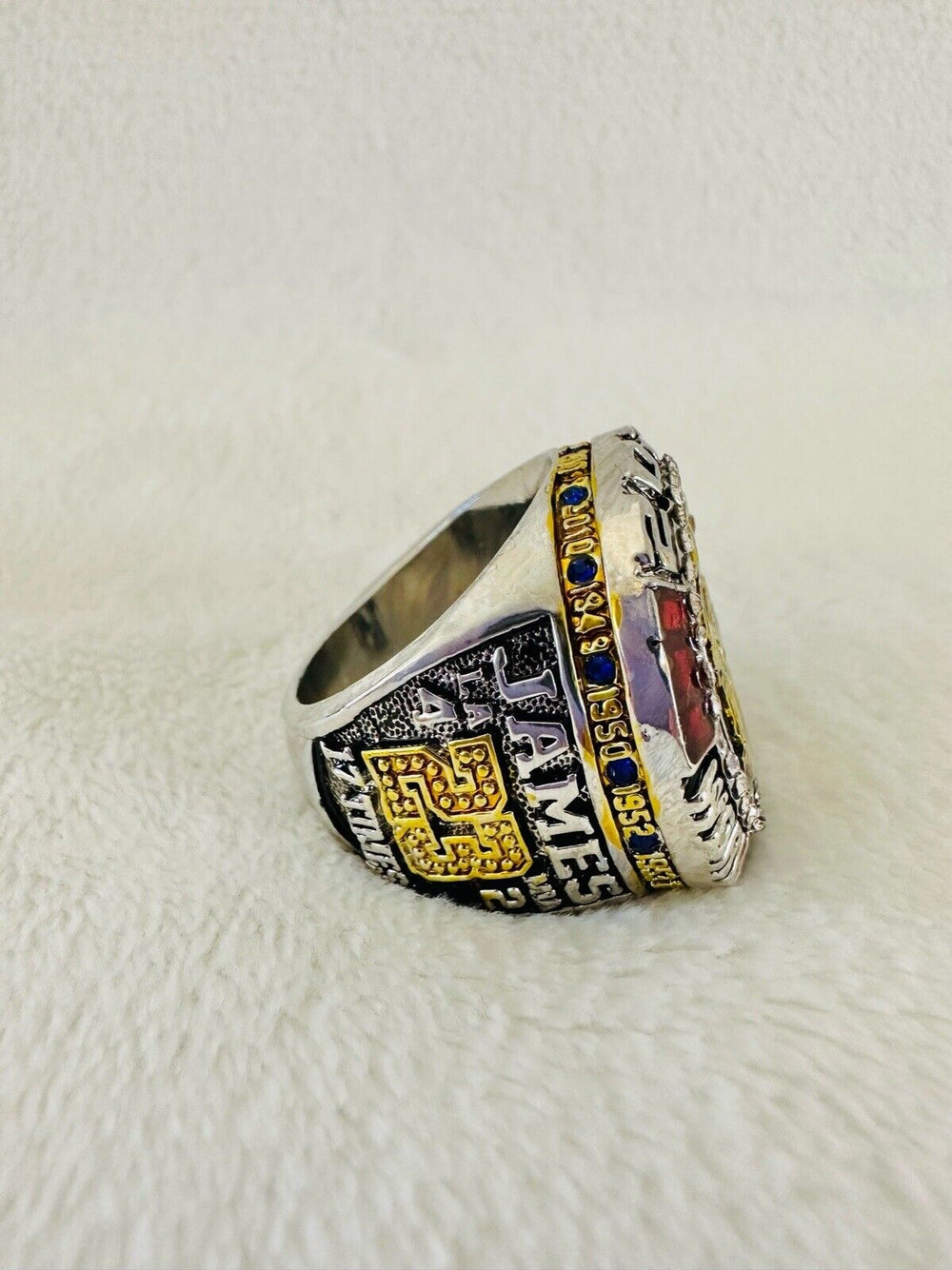 2020 LA Lakers Championship Ring W Box (James) (Black Mamba in Memory of Kobe) - EB Sports Champion's Cache