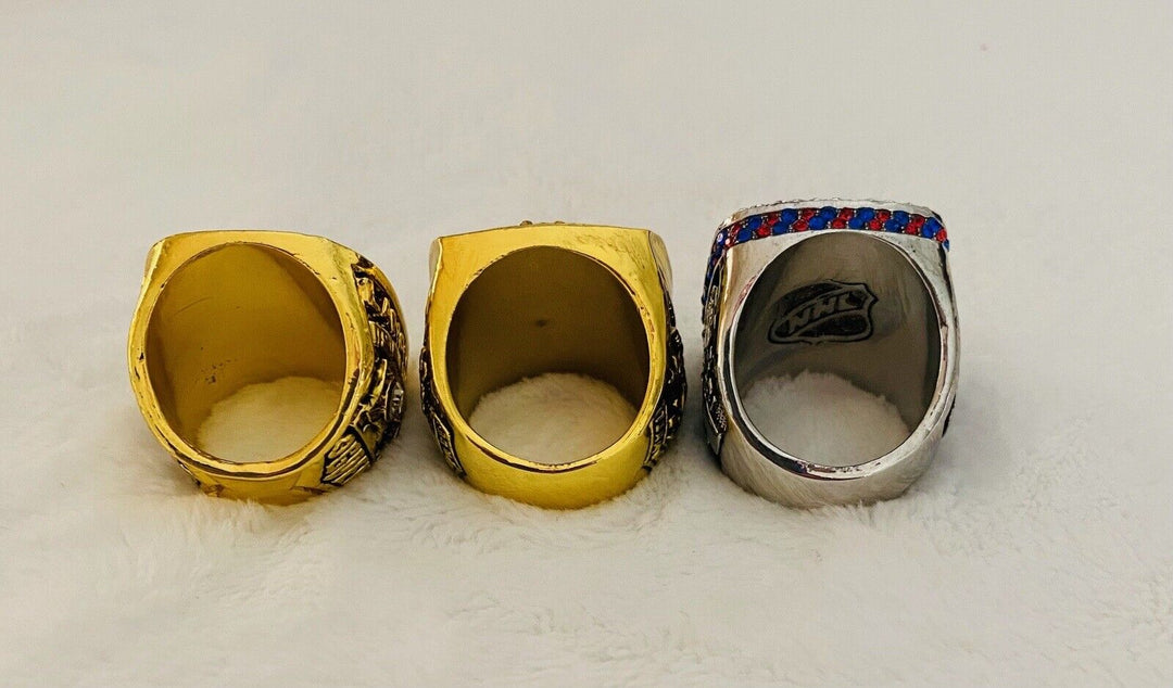 3 PCS Colorado Avalanche Stanley Cup Championship ring Set,  SHIP - EB Sports Champion's Cache