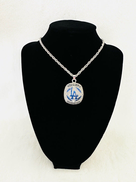 2020 LA Dodgers World Series Championship Pendant Necklace,  SHIP - EB Sports Champion's Cache