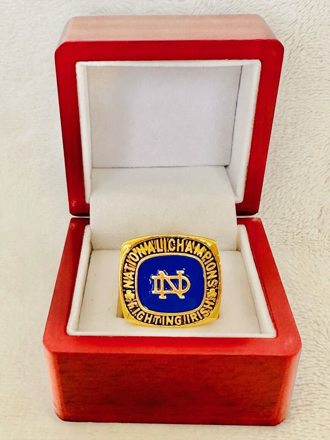 1947 Notre Dame Championship Display fan Ring W Box, US SHIP - EB Sports Champion's Cache