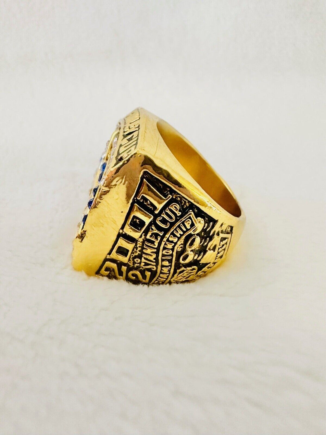 2001 Colorado Avalanche Stanley Cup Championship ring,  SHIP - EB Sports Champion's Cache