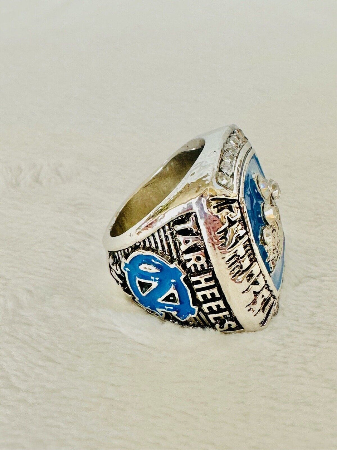 2009 North Carolina Tarheels NCAA SP Brass Championship Ring, US Ship - EB Sports Champion's Cache